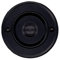 Modern Living Wired Flush Fitting Doorbell Push Button, 76mm (3) Diameter, in Black with Black Centre