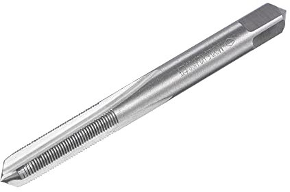 sourcing map Macho Fresado Rosca Roscado M6 x 0.5, Métrico Izquierda Mano Máquina HSS (Alta Velocidad Acero) Sin Recubrimiento 3 Rectas Ranuras Tornillo Rosca H2 Tolerancia