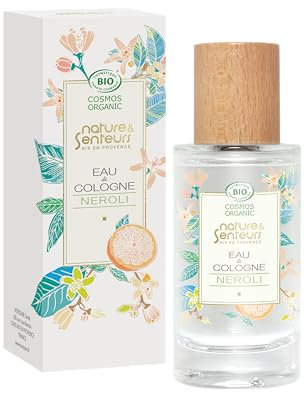 Nature & Düfte – Eau de Cologne Bio Neroli 50 ml – Damenduft – Köln mit süßen und frischen Noten – hergestellt in Frankreich