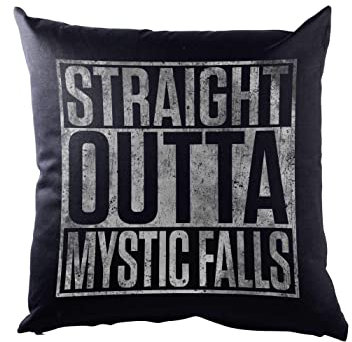 Urban Backwoods Straight Outta Mystic Falls Kissen Dekokissen