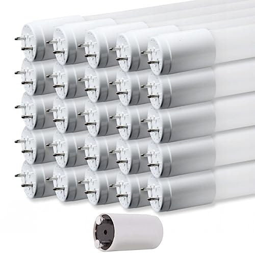 pureled 25er Pack LED Röhre 150cm - GLAS T8 G13 - warmweiß (3000K) - 24W (ersetzt 58W) - 2400 Lumen - inklusive Starter - Leuchtstoffröhre Neonröhre Röhrenlampe LED-Tube