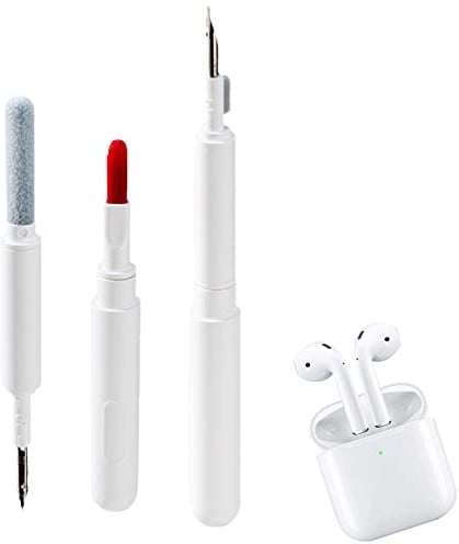 4 in 1 Cleaning kit, Multifunktions Cleaner Kit, Kopfhörer Reinigungsbürste Reinigungsstift, Reinigungsstift Weiche Bürste für Airpods Bluetooth-Kopfhörer Ladebox Tastatur-Kamera-Staubreiniger