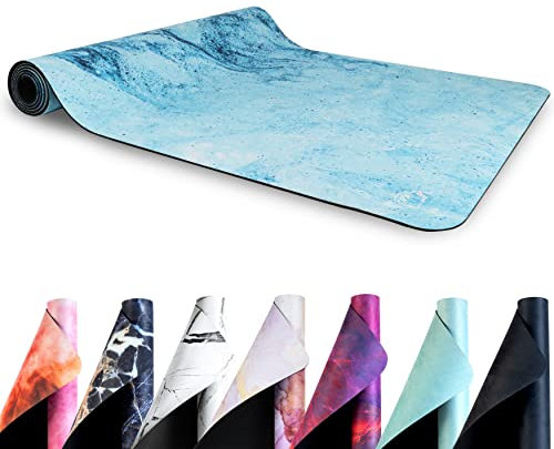 Casa Fit Premium Yogamatte - Rutschfeste Fitnessmatte für Yoga, Pilates und Gymnastik, Extra-dick und langlebig, Ideal für Zuhause und das Fitnessstudio, Umweltfreundliche Trainingsmatte