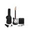 VISIONSTRING Kinder E-Gitarre 3/4 Größe E-Gitarre Starter Pack mit Verstärker für Anfänger schwarz