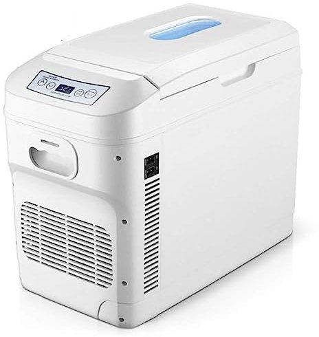 Frigo RéFrigéRateur Congelateur Glaciere Mini Réfrigérateur 12V-24V / 220V-240V de voiture réfrigérateur de voiture Cooler Box double usage chaud/froid Portable IceBox Petit congélateur Compact ( Colo