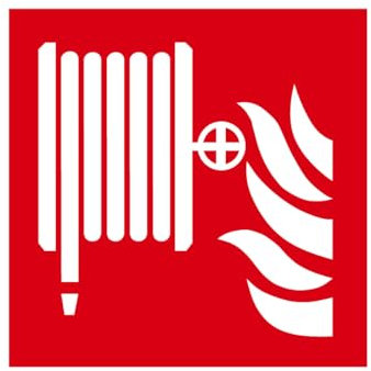 F002 - Feuerhydrant - Schild und Brandschutzbeschilderung - Abmessungen nach Wahl- Norm ISO 7010