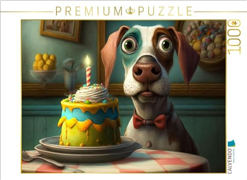 CALVENDO Puzzle Gibbs feiert Geburtstag | 1000 Teile Lege-Größe 64 x 48 cm Foto-Puzzle für glückliche Stunden