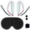 AZURAOKEY Compatible avec Meta 3 Accessoires Bundle Kit de remplacement de couvercle de batterie réglable Active Straps EVA Lens Cover pour Meta Quest 3 Controller