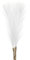 sourcing map 10Pcs 21/55cm Fluffy Faux Pampas Decor Tall Artificial Grass for Living Room Party Wall Vase Wedding Decoration,White