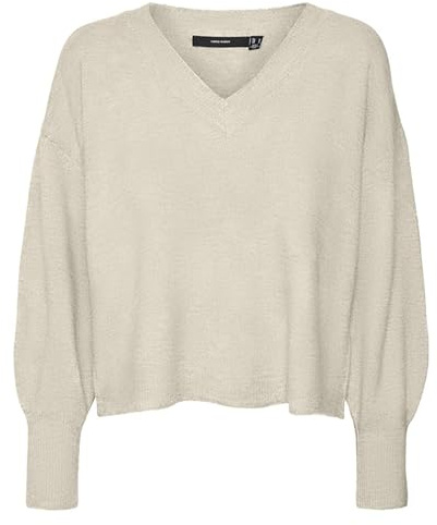 VERO MODA VMJUPITER LS V-Neck Pullover BF