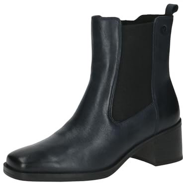 CAPRICE Damen Stiefeletten mit Absatz Elegant Kleiner Absatz, Blau (Ocean Nappa), 39 EU