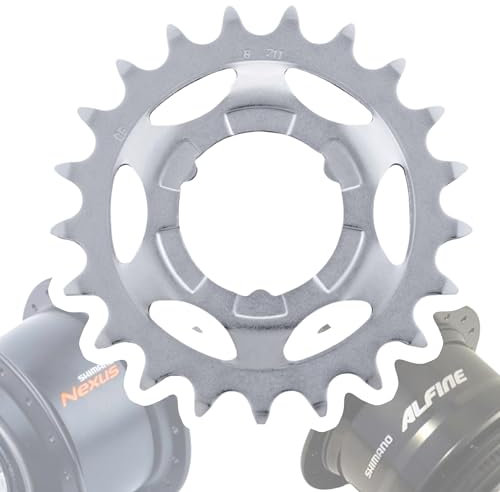 F26 Shimano Fahrrad Nexus/Alfine Getriebenaben Verschleiss Teil Service Wartung Austausch Naben Ersatz Ritzel (Silber 21 Zähne)