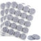 moinkerin 60 Stücke Filzgleiter Selbstklebend 25mm filzgleiter für stühle 5mm Dicke Möbel Filzgleiter für Möbelfüße Stuhlbeine, Hartholzböden(Grau, 25mm)