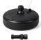 KOMFOTTEU Base para Sombrilla Rellenable de Agua y Arena, Soporte para Sombrilla de 38 mm, Pie de Parasol de HDPE con Asa, Soporte para Jardín, Terraza, Playa, Ø 37 x 19 cm