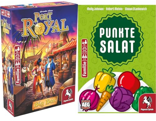 Pegasus Spiele 18148G - Port Royal Big Box & 18340G - Punktesalat