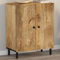 CCCINER Beistellschrank 60x33x75 cm Massivholz Mango,Zeitloses Massivholz Sideboard mit reichlich Stauraum für Wohnzimmer und Schlafzimmer