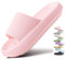 VEXITO Ciabatte Nuvola Donna Estive Scarpe Mare Uomo Pantofole Antiodore Morbide Casa Eva Sandali Spiaggia Piscina Gomma Ortopediche Plastica Rosa Gr. 40-41