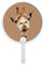 no/no Giraffe Kamera Beobachtung Action Kunststoff Rund Handventilator Dekorationen Handwerk