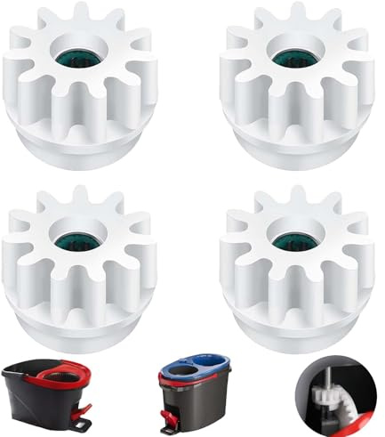 GIUSOBG Spin Mop Replacement Parts 4 Pezzi Ricambio per Mocio Rotante Accessori Ricambio per Spin Mop Ricambio di Ricambio per Mocio Rotante Accessori per Altri Mocio Rotanti