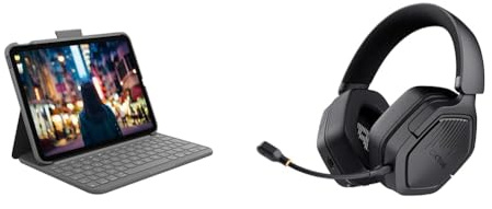 Logitech iPad (10. Generation) & Trust GXT 1493 Ravox Gaming Headset