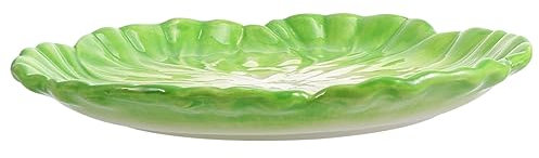 HOMOBABE Piatto Ceramica Forma Di Cavolo Design Unico Per Frutta Dessert e Insalate Per Ristoranti e Uso Domestico Leggero e Maneggevole Di Piatti Da Tavola Eleganti