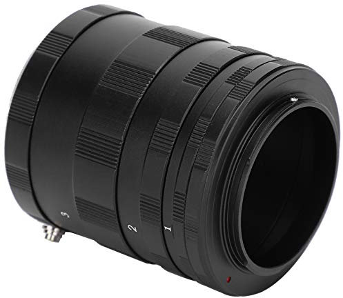 Mtlavish Makroverlängerungsrohr Fotografie Objektivadapter Ring Premium Aluminiumlegierung Material freie Kombination Anti -Reflektieroberfläche für OM -Mount -Digitalkamera