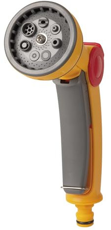Hozelock Ltd 100-101-497 8 Jet Multi Spray Gun Plus, Yellow, 1917.22 cc