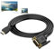 brooksnaji Cavo Da HD A VGA,Cavo Adattatore Display Port A Vga | Periferica Per Computer Monitor Pc Tv Laptop Proiettore Con Trasmissione Stabile
