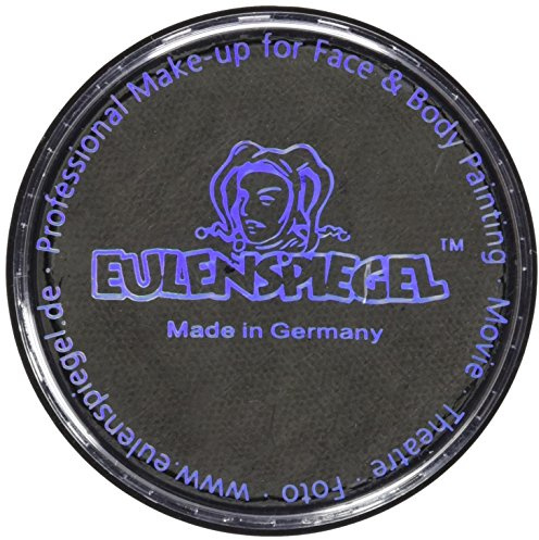 Eulenspiegel - Profi-Aqua Make-Up, Schminke 35 ml, Zombiegrau | Wasserbasierte Schminke für Facepainting & Bodypainting, für Karneval & Mottopartys