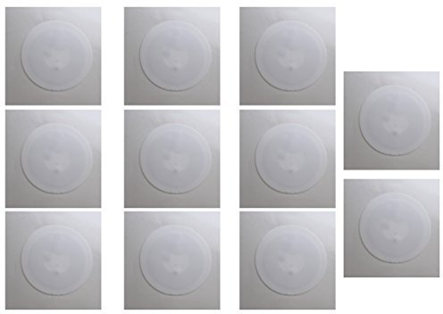 NTAG215 25 mm NFC-Aufkleber, 100 % , funktioniert perfekt mit TagMo! 11 Stickers weiß