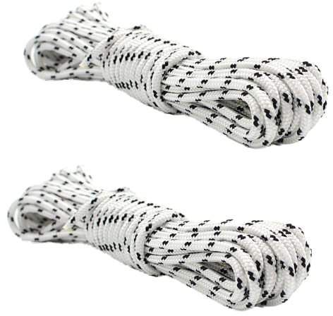 2 corde di ricambio per ombrellone da esterno in nylon, diametro 0,4 cm (3 m)