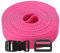 Roban Fashion Gurtband Polypropylen 5m mit Schnallen Klickverschluss/Klippverschluss x5 und x10 Leiterschnallen 40mm,Pink