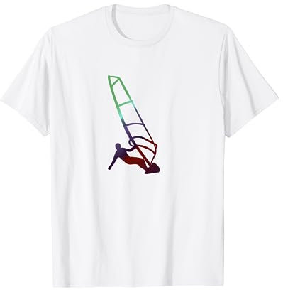 Windsurfen mit Windsurfer und Surfbrett T-Shirt