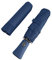 PERLETTI Ombrello Portatile Blu Scuro Uomo Donna da Borsa - Pieghevole Antivento - da Viaggio, Compatto con Apertura e Chiusura Automatica - Diametro 100 cm (Blu Navy)