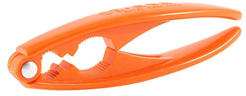 Ruilogod Handy-Werkzeugmutteröffner-Walnuss-Nähklammer-Zange-Nussknacker-Orange