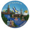 Stockholm Schweden 3D-Kühlschrankmagnet, Souvenir, Geschenk, Kunstharz, handgefertigt, Stockholm-Kühlschrankmagnet, Dekoration für Zuhause und Küche
