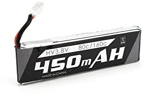 EMAX 450mAh 1S Lipo Battery HV 3.8V 80C/160C Battery with PH2.0 Connector for EMAX Tinyhawk FPV Racing Drone