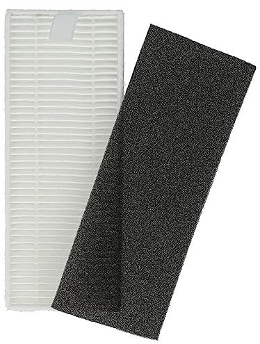 vhbw Kit Filtre compatible avec Rowenta X-plorer Serie 50 aspirateur-robot - 2x Filtre rechange (filtre, filtre en mousse)