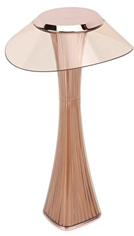 Cordless Table Lamps, LED Table Lamp USB Charging Night Light 3 Lighting Mode Desk Lamp with Touch Sensor for Home Room Restaurant (Rose Gold)