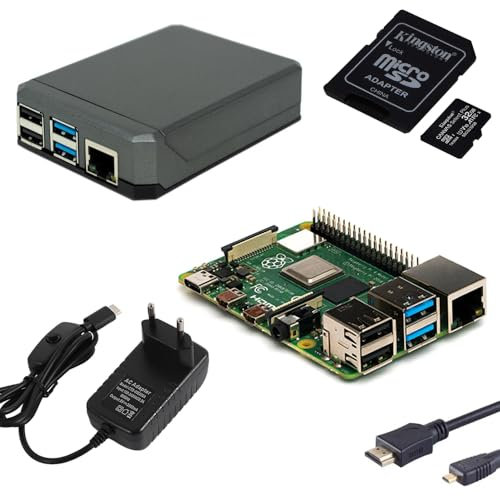 Raspberry Pi 4B 4GB/Argon Neo Gehäuse/Netzteil/32GB SD Card/HDMI Kabel