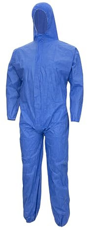 Nitras Basic PP-Einwegoverall 40g/m² - blau Angebot 10 Stück (L)