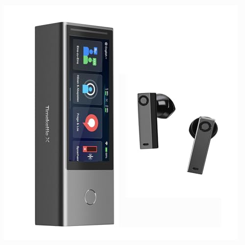 Timekettle X1 AI interpreter hub, auricular traductor bidireccional de 40 idiomas con llamadas de voz y traducción a distancia, entregando una respuesta rápida de 0,2 segundos