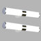 Homefire 2ER LED Spiegelleuchte Bad Spiegellampe - Badleuchte Wand 40CM Chrom Wandlampe Badezimmer Wasserdicht IP44 Wandleuchte Neutralweiß 4000K Badlampe Modern für Keller Küche Badschrank