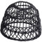 ＡＷＨＡＯ Retro-Hängelampenschirm Geflochtener Rattan Hängelampenschirm Deckenleuchte Kronleuchter Abdeckung für Hotel Home Küche Wohnzimmer, Stil D