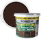 SAVING HUB One Coat Fence Life Paint - Garden Shed & Fence Paint - for Rough Wood - Trellis, Sheds & Wooden Structures - Showerproof in 1 Hour (Dark Oak, 12 Liter)