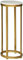 forestalk 60/80/100 cm hoher Beistelltisch, Marmor, runder Couchtisch, moderner Nachttisch, kleine Beistelltische mit goldfarbenem Metallrahmen, für Wohnzimmer, Balkon und Flur