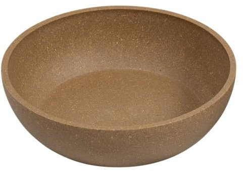 JACK AND VANILLA, Bon Appetit Eco Friendly Bamboo Bowl 1600 ml Diameter 21.2 cm, Elegant Design, Non-Slip, Easy to Clean, Ideal for Pets, Optimal Comfort, Model Bon Appetit