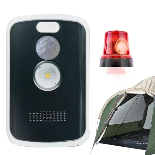 125dB Perimeterauslöseralarm - Sicherheitssystem des Bewegungssensors, tragbarer Lageralarm | Hochgeschwindigkeitsdiebstahlwarnung mit einfacher Installation, ideal für Camping im Freien