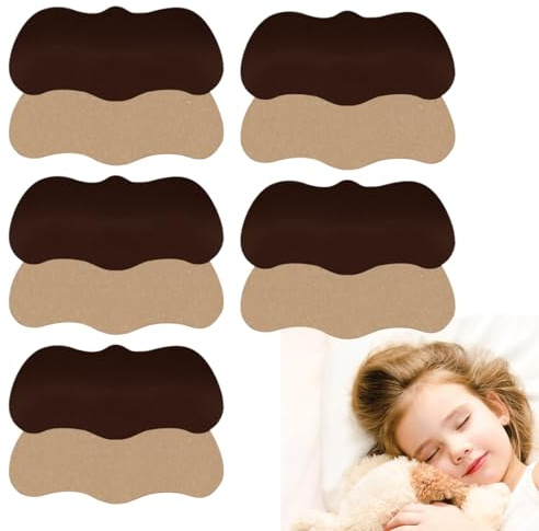 PYEUIFT 10 Stück Nasenpflaster, Atmungsaktive Nasenpflaster Besser Atmen, Atmungsaktives Nose Strips Lindern Eine Verstopfte Nase, Nasenstrips für Sport und Schlaf
