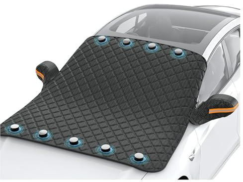 WBZHUSS Frontscheibenabdeckung Auto, für Mercedes-EQ EQA 250 300 350 EQB 250 300 350 Winter-Anti-Frost-Faltbare Auto-Windschutzscheibenabdeckung Auto-zubehör